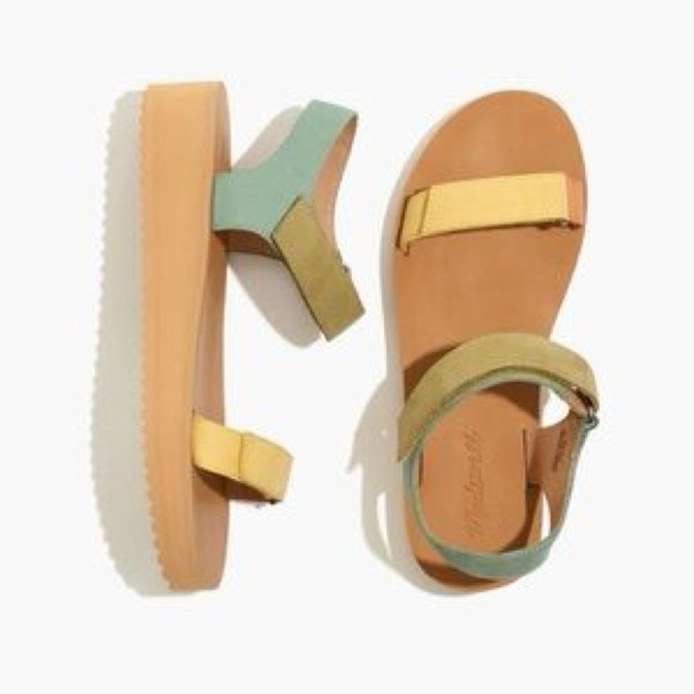 Madewell Maggie Multi-Color Platform Sandals